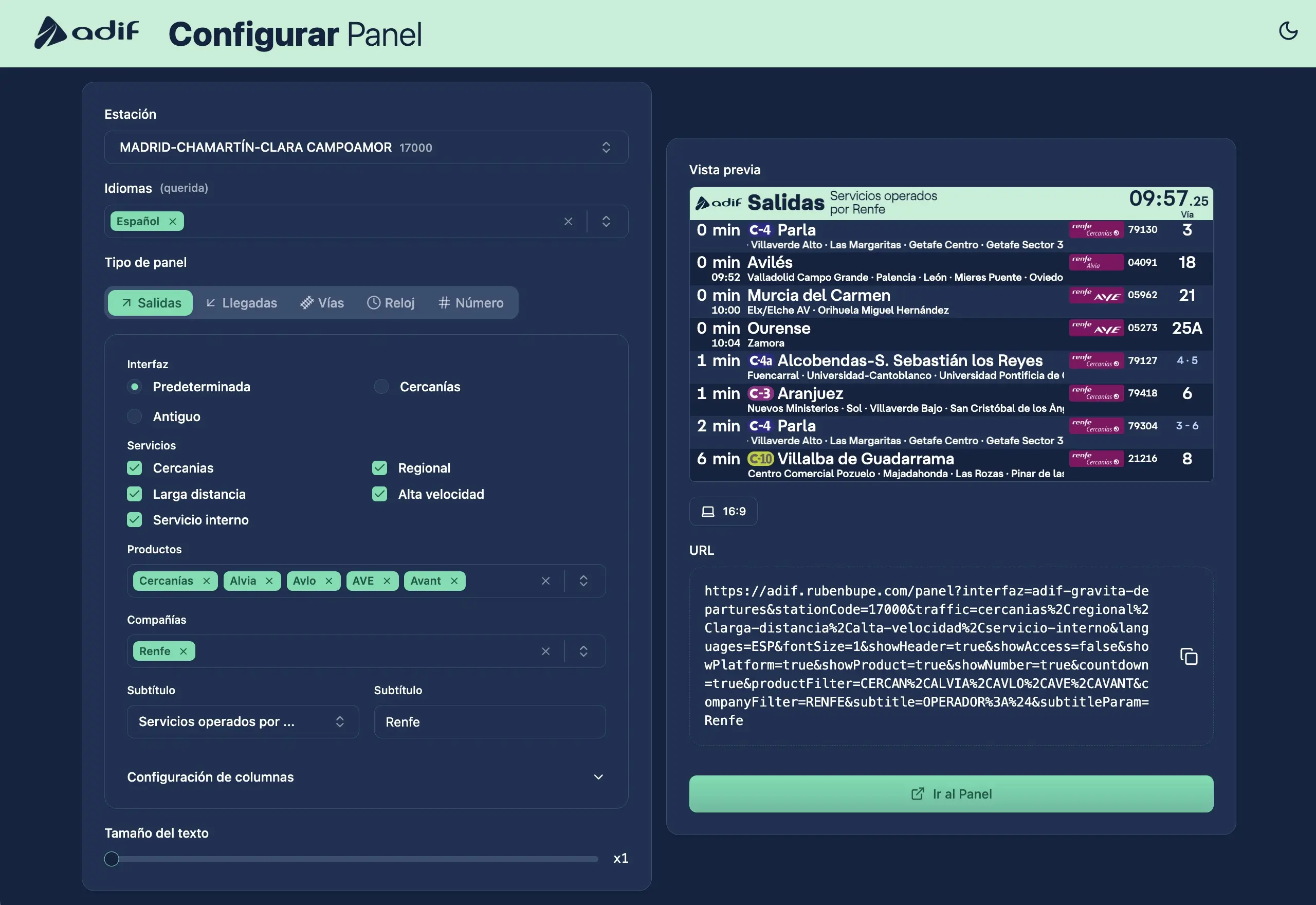 My configurator